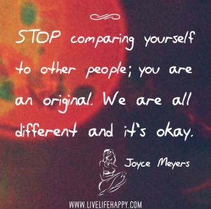 STOP Comparing Yourself to Other People