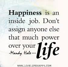 Happiness is Inside You